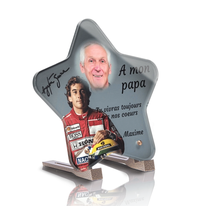 Plaque Décès Etoile Ayrton Senna