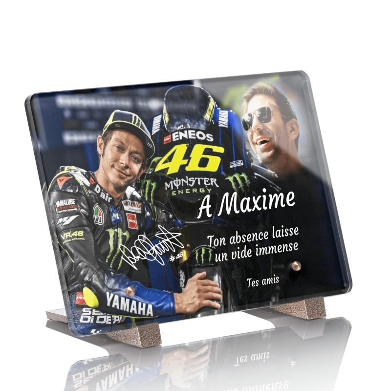 Plaque Funéraire Originale Valentino Rossi